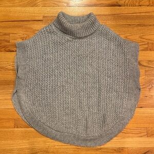 LC Lauren Conrad Heather Gray Cowl Neck Sweater